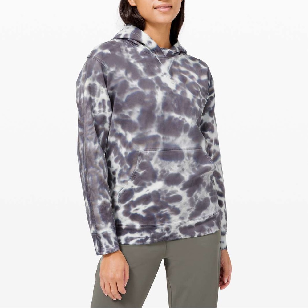 Lululemon All Yours Hoodie Tie Dye Marmoleado